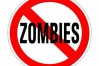 No zombies sign