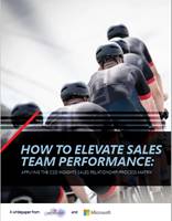 How to elevate sales team performance