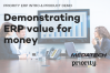 DEmonstrating ERP value for money