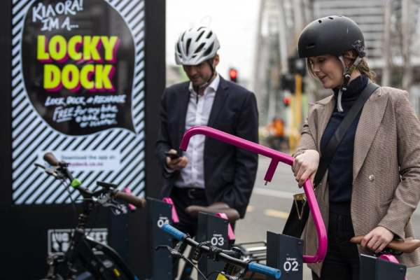 Locky Dock e-bike chargers